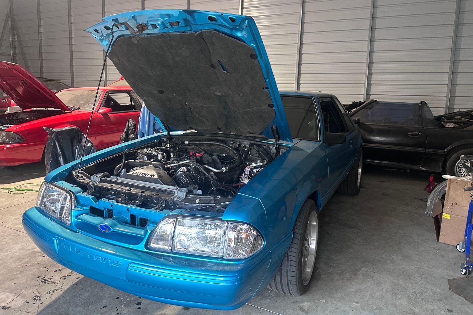 1993 Ford Mustang LX 5.0 Notch Blue Rebuilt 302 0.030 over thumbnail